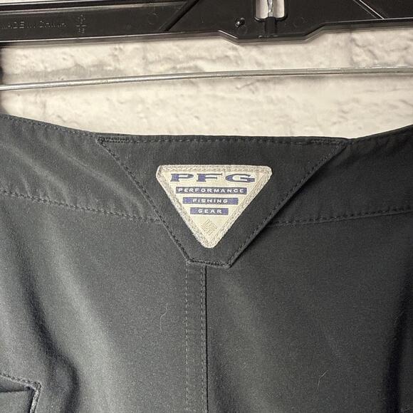 Men’s Columbia PFG Professional Fishing Gear Dri-Fit Shorts Black 38 - Picture 4 of 8